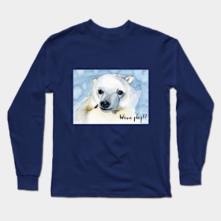 wanna play? Long Sleeve T-Shirt